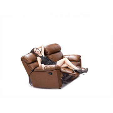 Echtes Leder Modernes verstellbares Sofa (915)